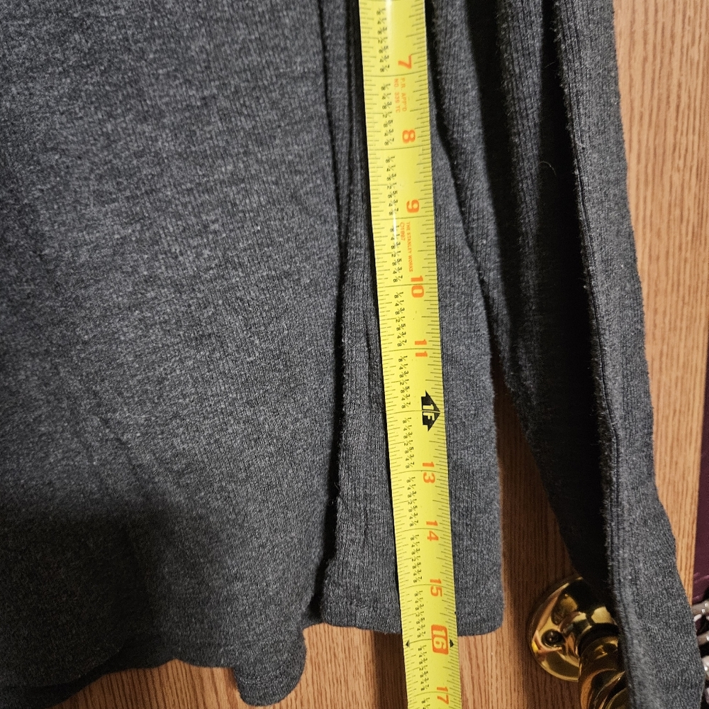 Madewell V Neck Button Collared Gray Sweater (Som… - image 5